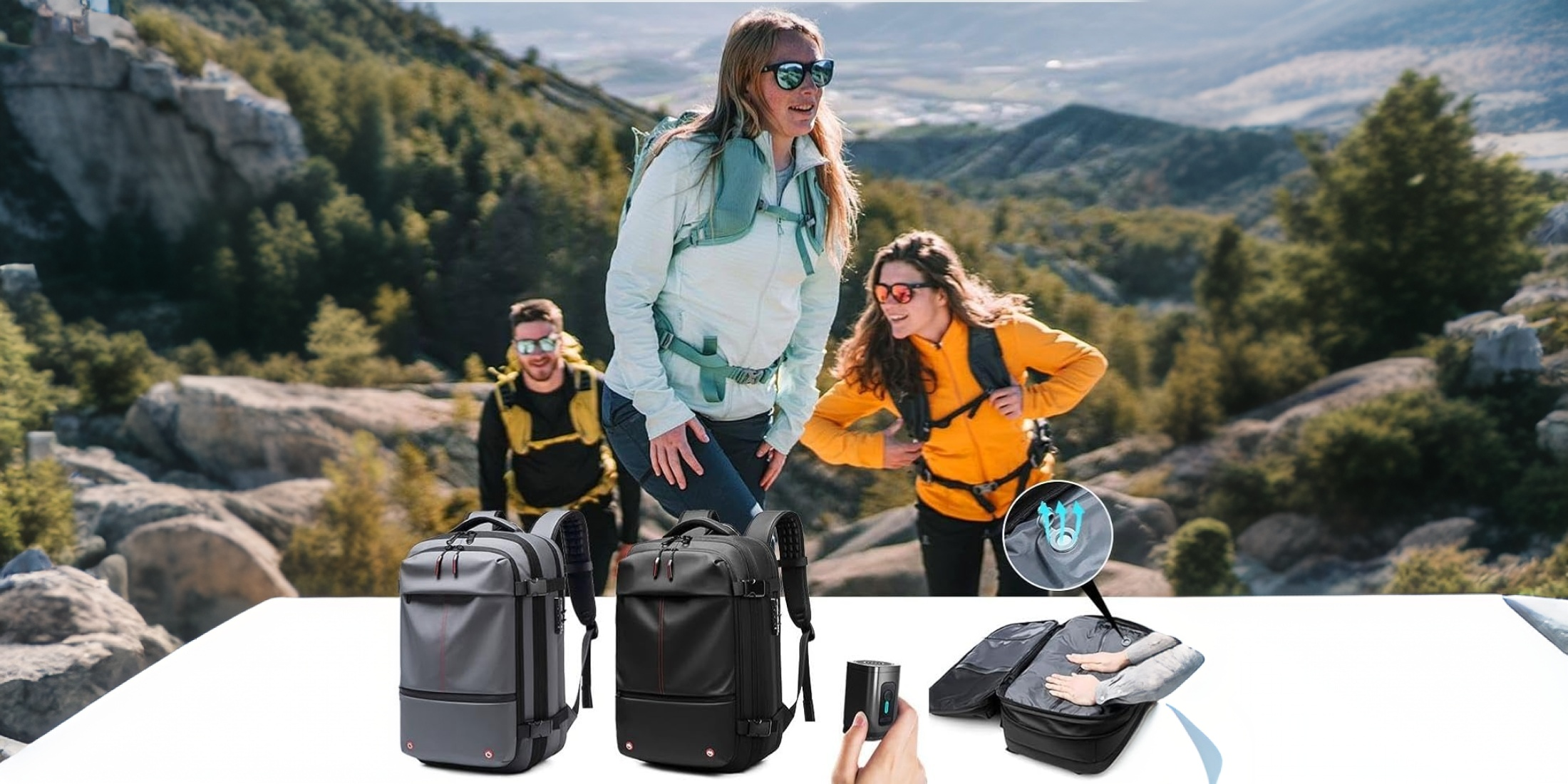 best 60l travel backpack Bseash Waterproof Hiking Camping with Rain Cover, Large Outdoor Sport Daypack Rucksack for Climbing : Sports & Outdoors without sacrificing organisation and flexibility Black Voyage Zephyr Pro 60L