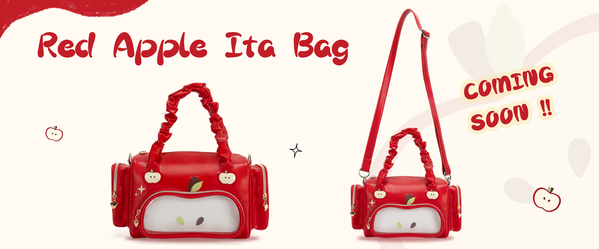 Meet our Red Apple Ita Bag