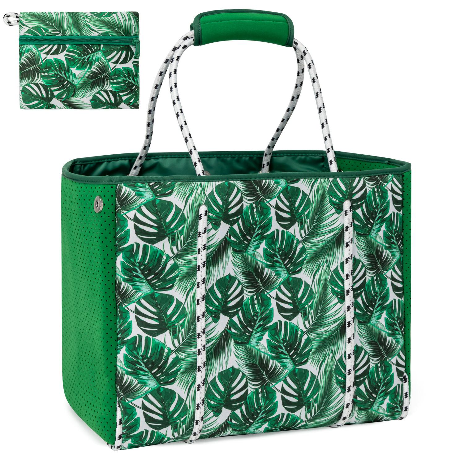 Large Beach Bag for Women with Zipper