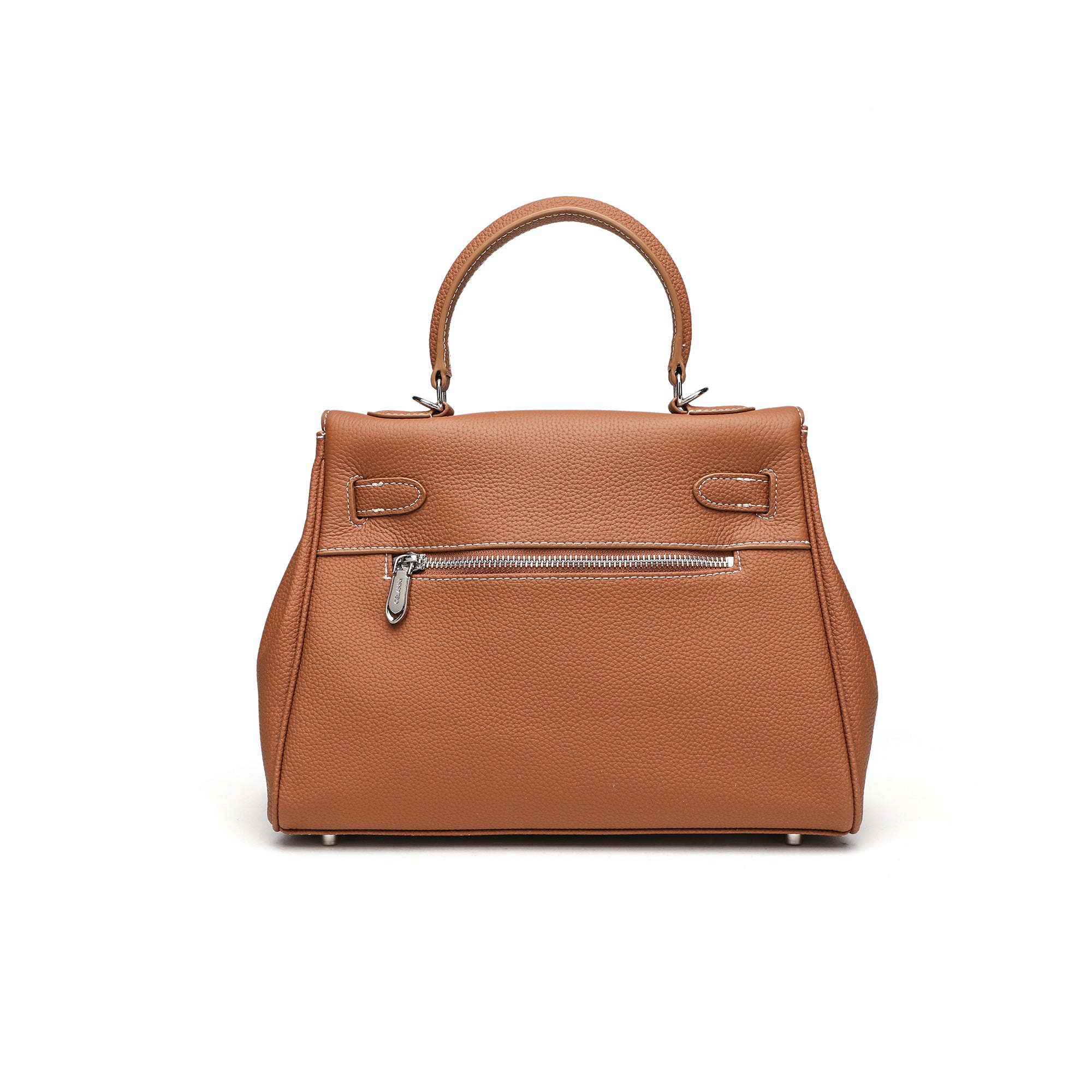 Leather Front-Page Lock Kaixin Bag