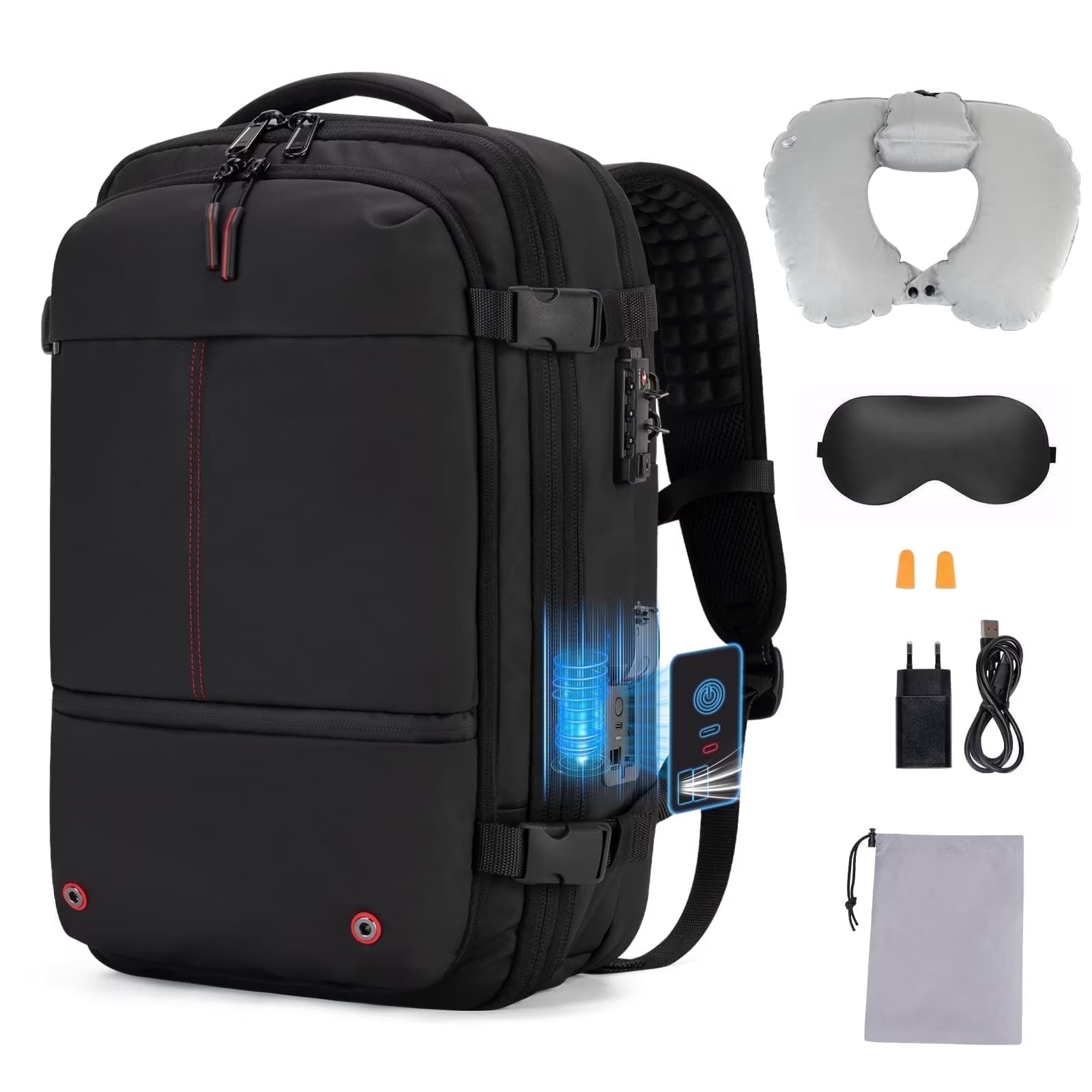 80l travel backpack The Camel Mountain Gallery Pack Blue Top Cap Pocket 80L to 30L | Camping