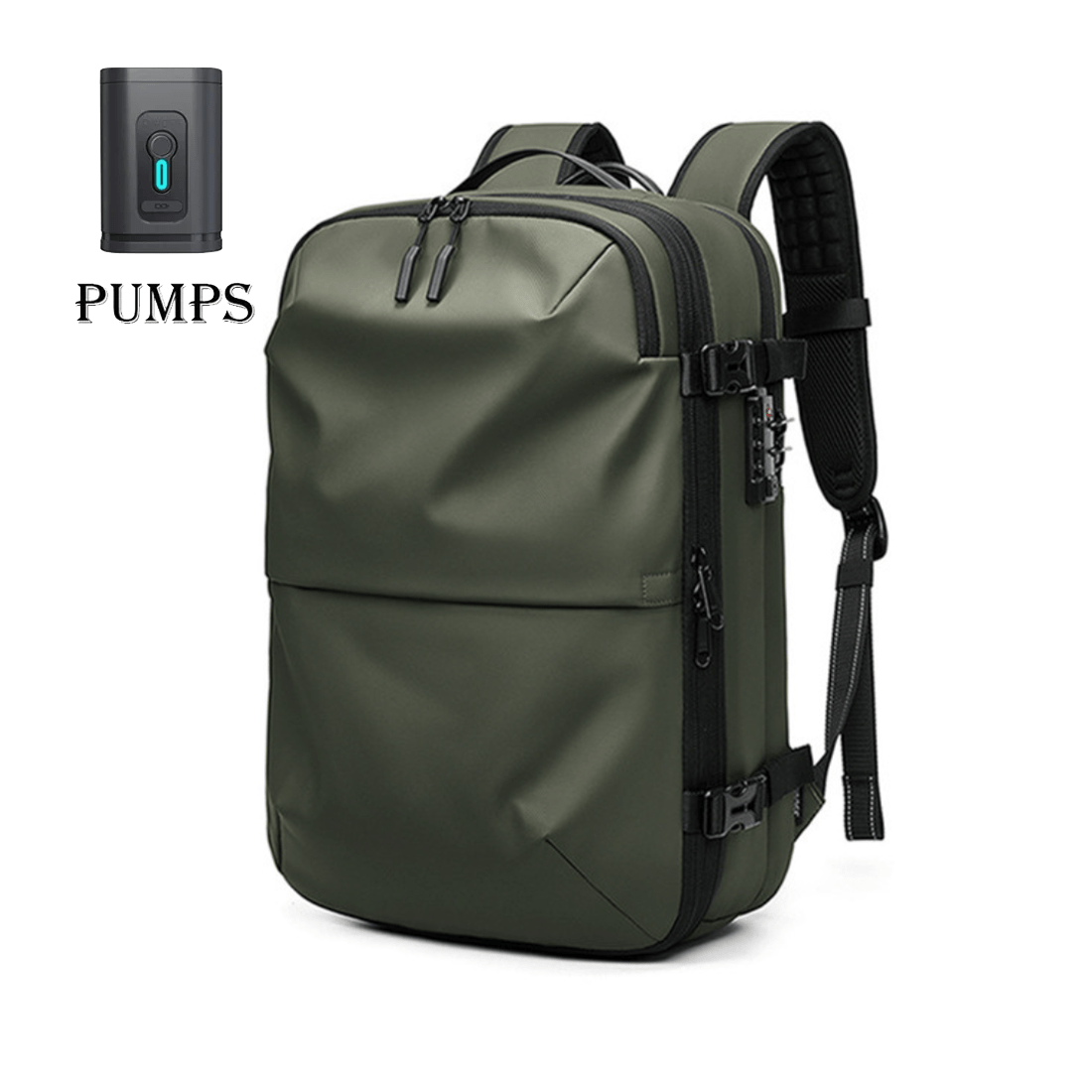 Air Travel Bag ®Vacuum 60L - 2nd Gen - Greentaya