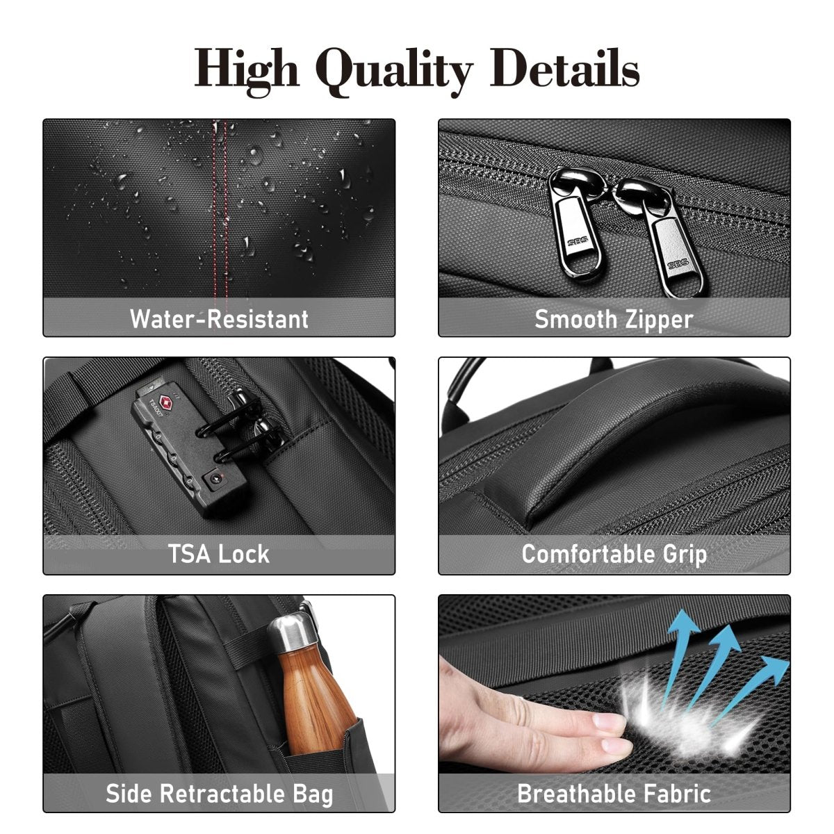 Airback 60L Travel Backpack - Vacuum Compression Design,Expandable, Waterproof, Anti - Theft - Greentaya