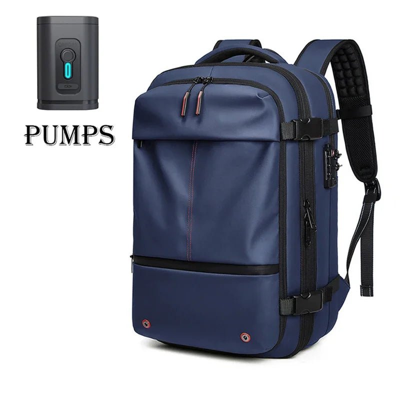 Airback 60L Travel Backpack - Vacuum Compression Design,Expandable, Waterproof, Anti - Theft - Greentaya