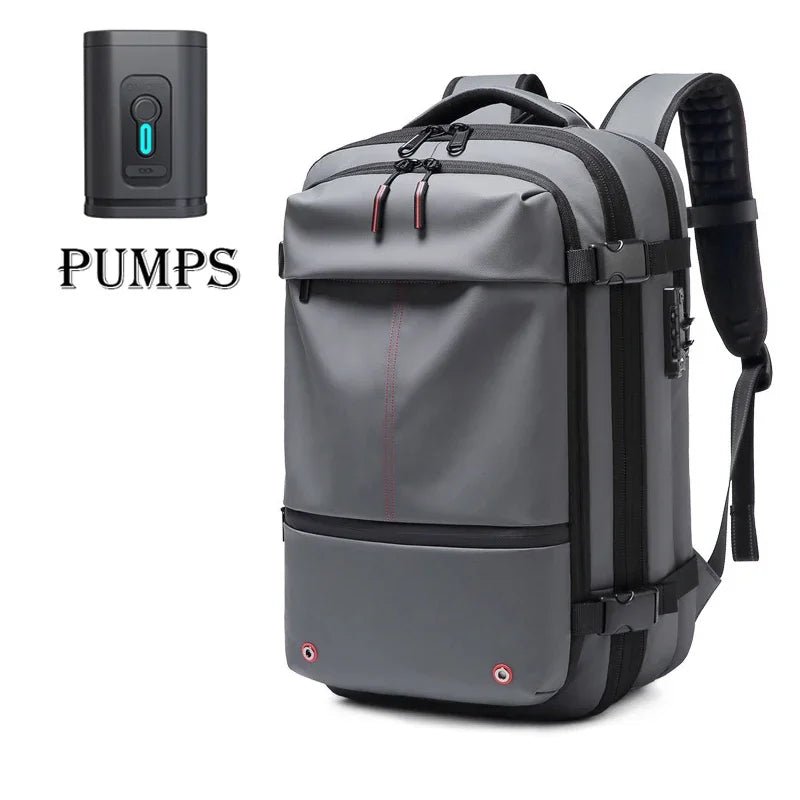 Airback 60L Travel Backpack - Vacuum Compression Design,Expandable, Waterproof, Anti - Theft - Greentaya
