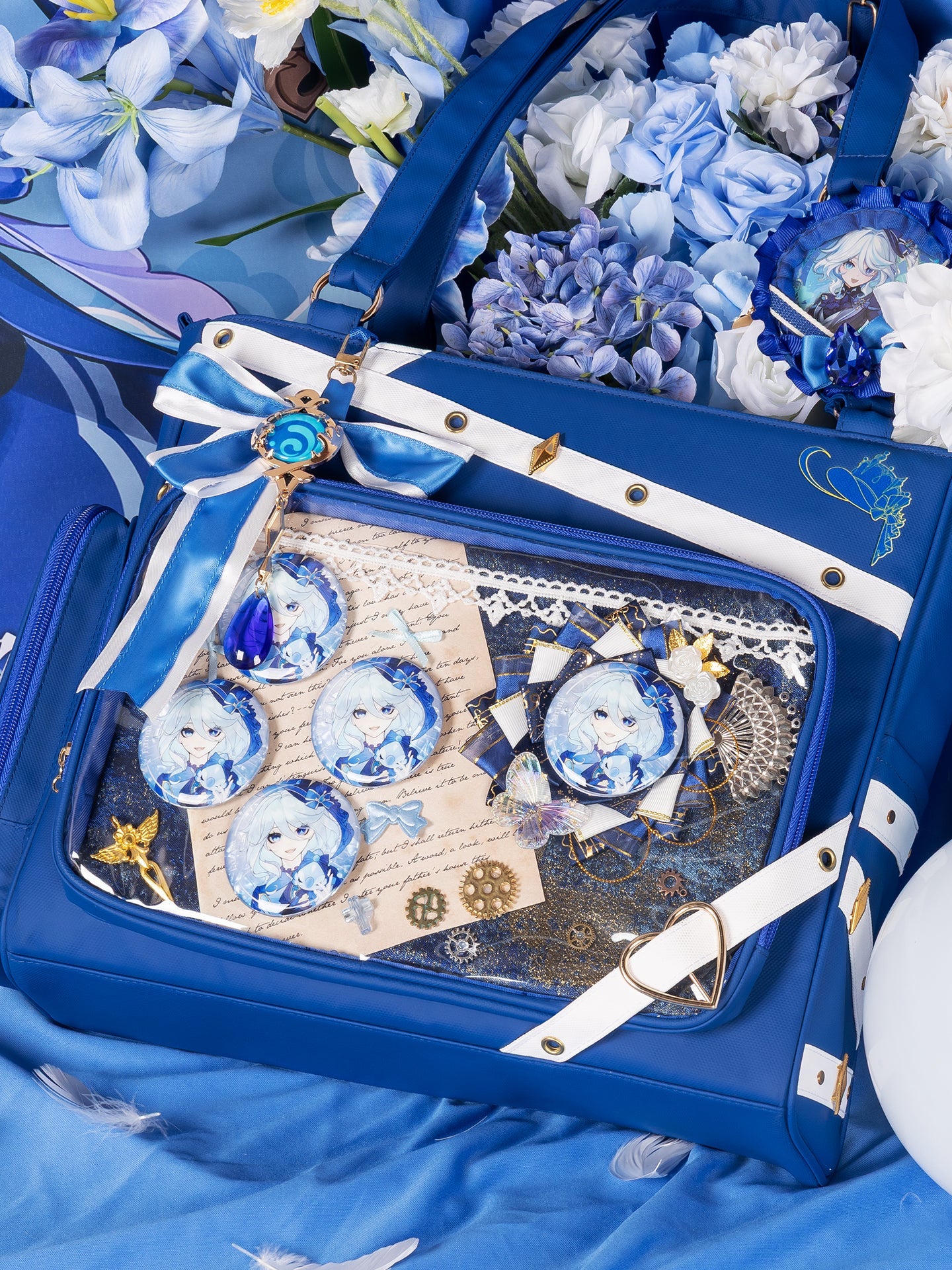 The Perfect Furina-Inspired Ita Bag — Meet the Furina Pain Bag Blue Tote