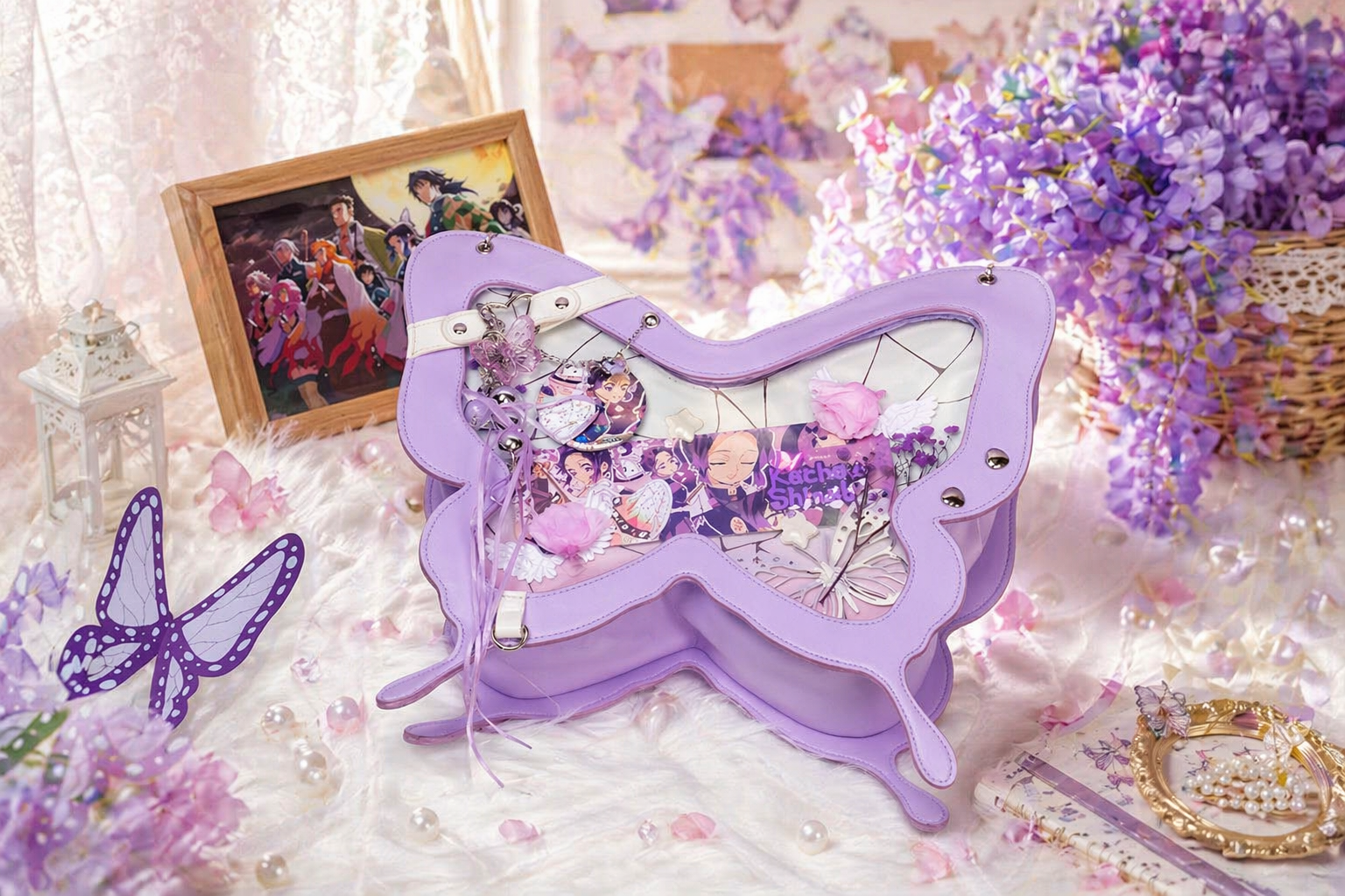 Elevate Your Kawaii Style with the Magical Butterfly Shaped Ita Bag