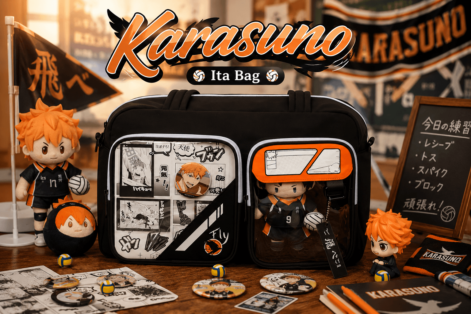 No More Squished Merch: Why This Karasuno Haikyuu!! Ita Bag is the Ultimate Fan  Choice