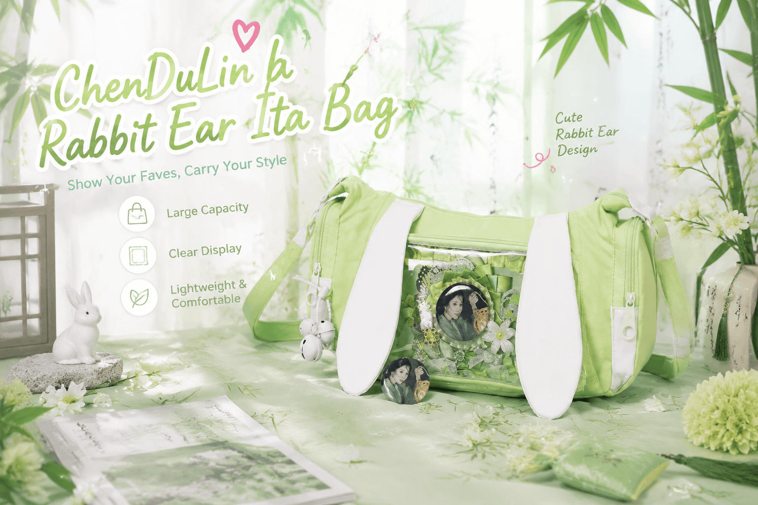 Hoppingly Cute &amp; Functional: The Ultimate Guide to the Chen Dulin Rabbit Ear Ita Bag