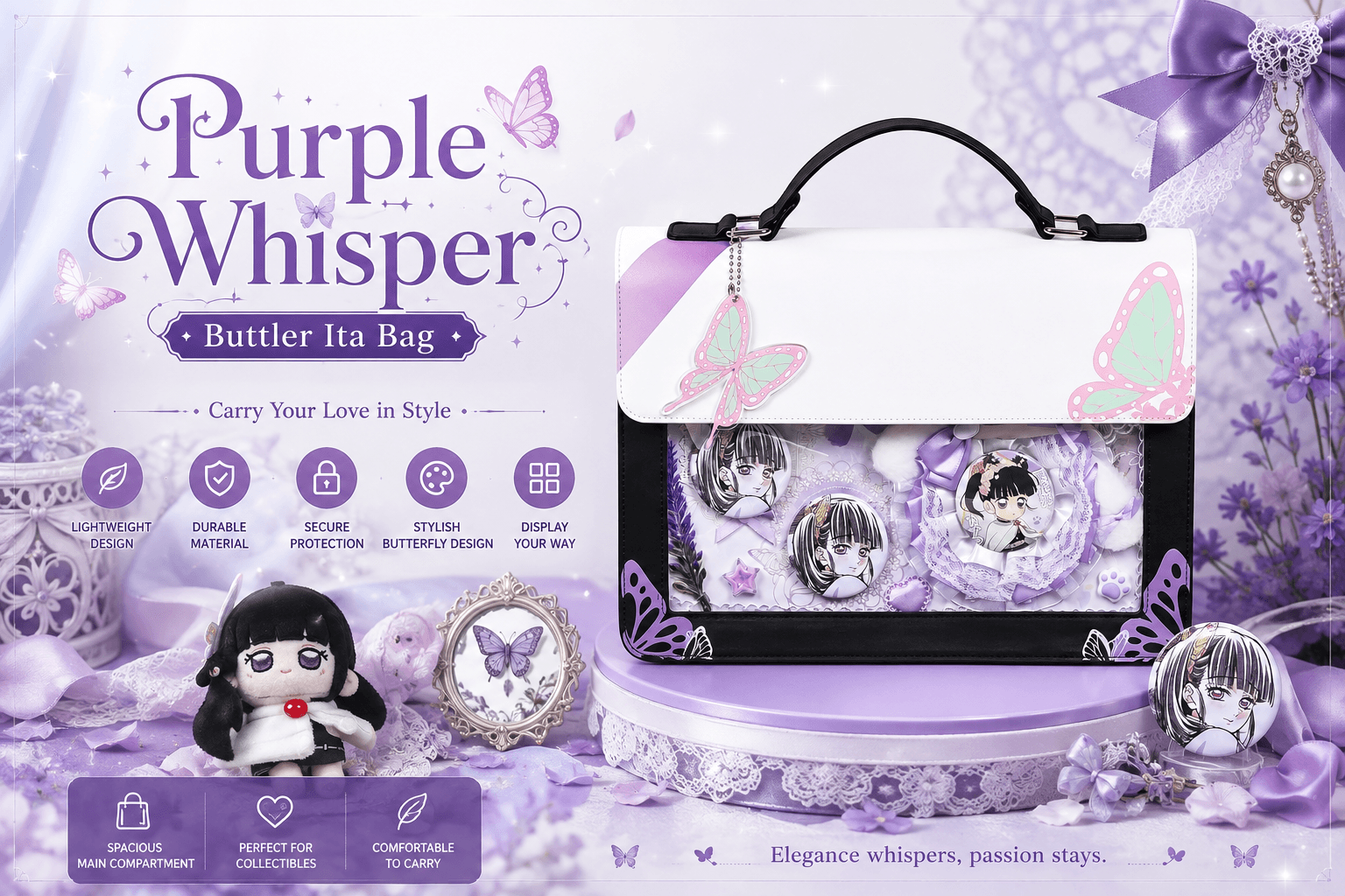 Elevate Your Anime Fashion: The Ultimate Guide to the Purple Whisper Butler Ita Bag