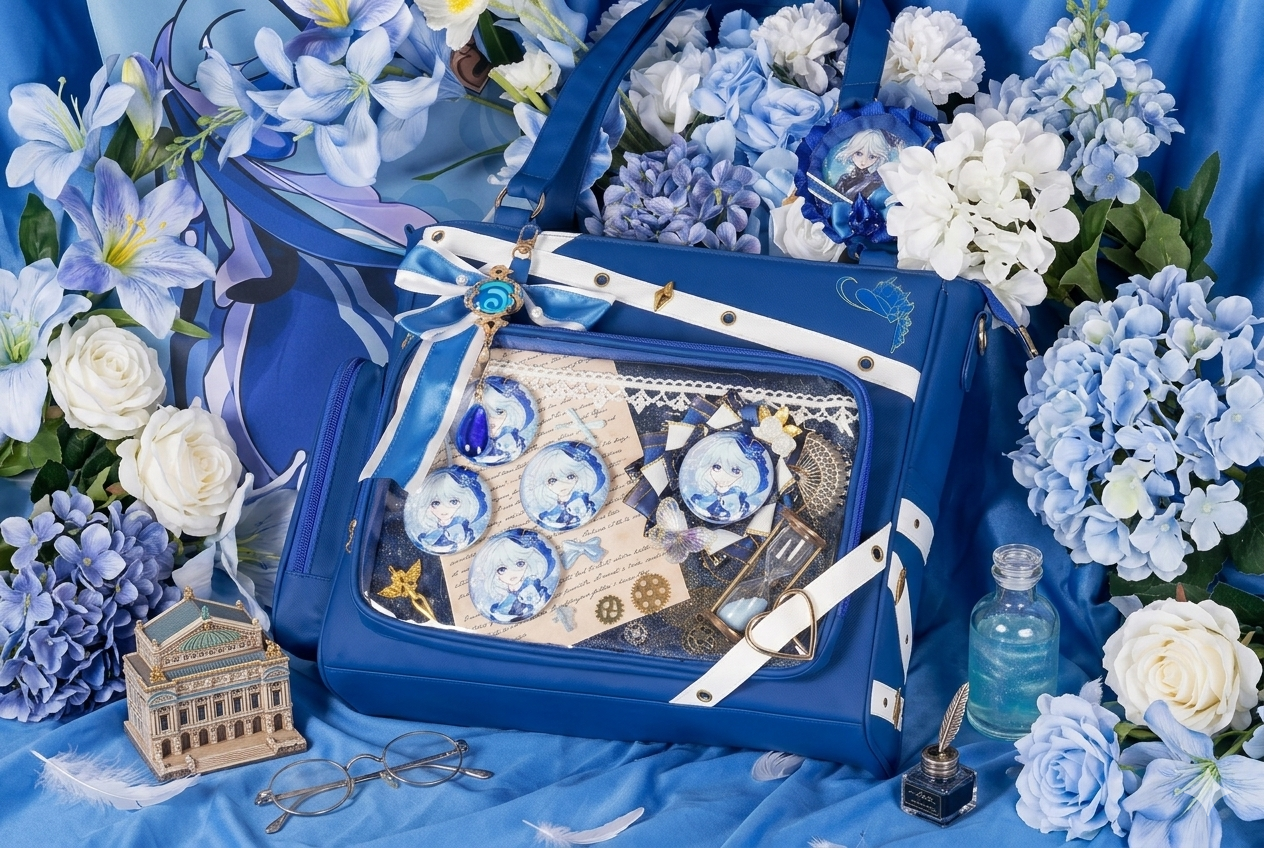 The Perfect Furina-Inspired Ita Bag — Meet the Furina Pain Bag Blue Tote