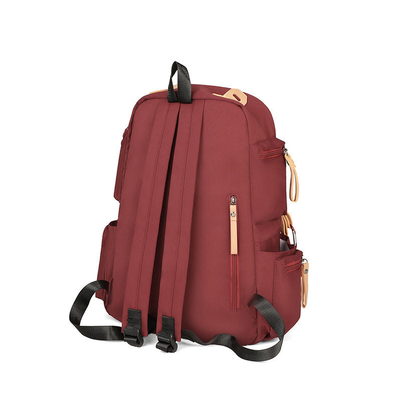 Kabaqoo German-style Red Backpack for Female Students