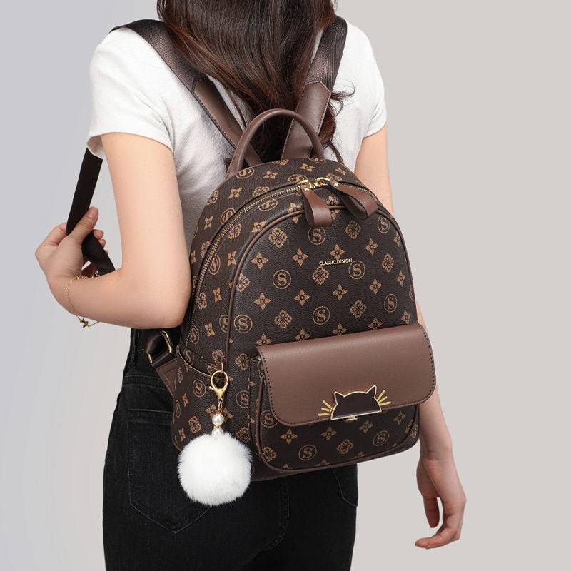 Kabaqoo German-crafted women's backpack, large capacity, lightweight and convenient, perfect for casual travel.
