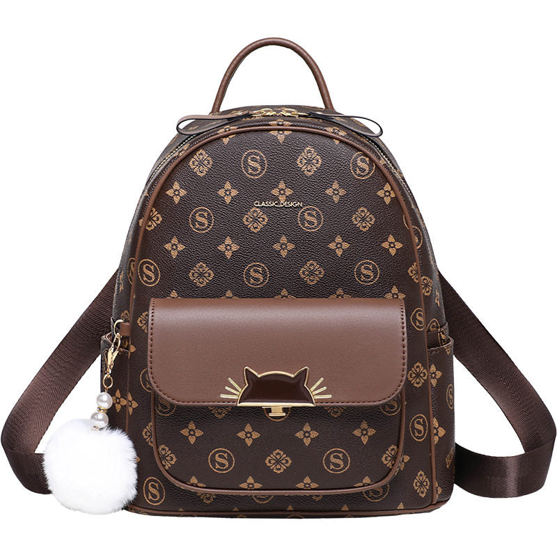 Kabaqoo German-crafted women's backpack, large capacity, lightweight and convenient, perfect for casual travel.