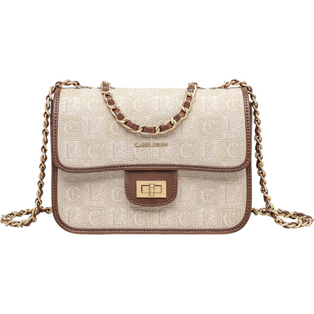 Kabaqoo German Women's Crossbody Bag, New Luxury Style, Fashionable and Versatile, High-End Chanel-Inspired Shoulder Chain Bag