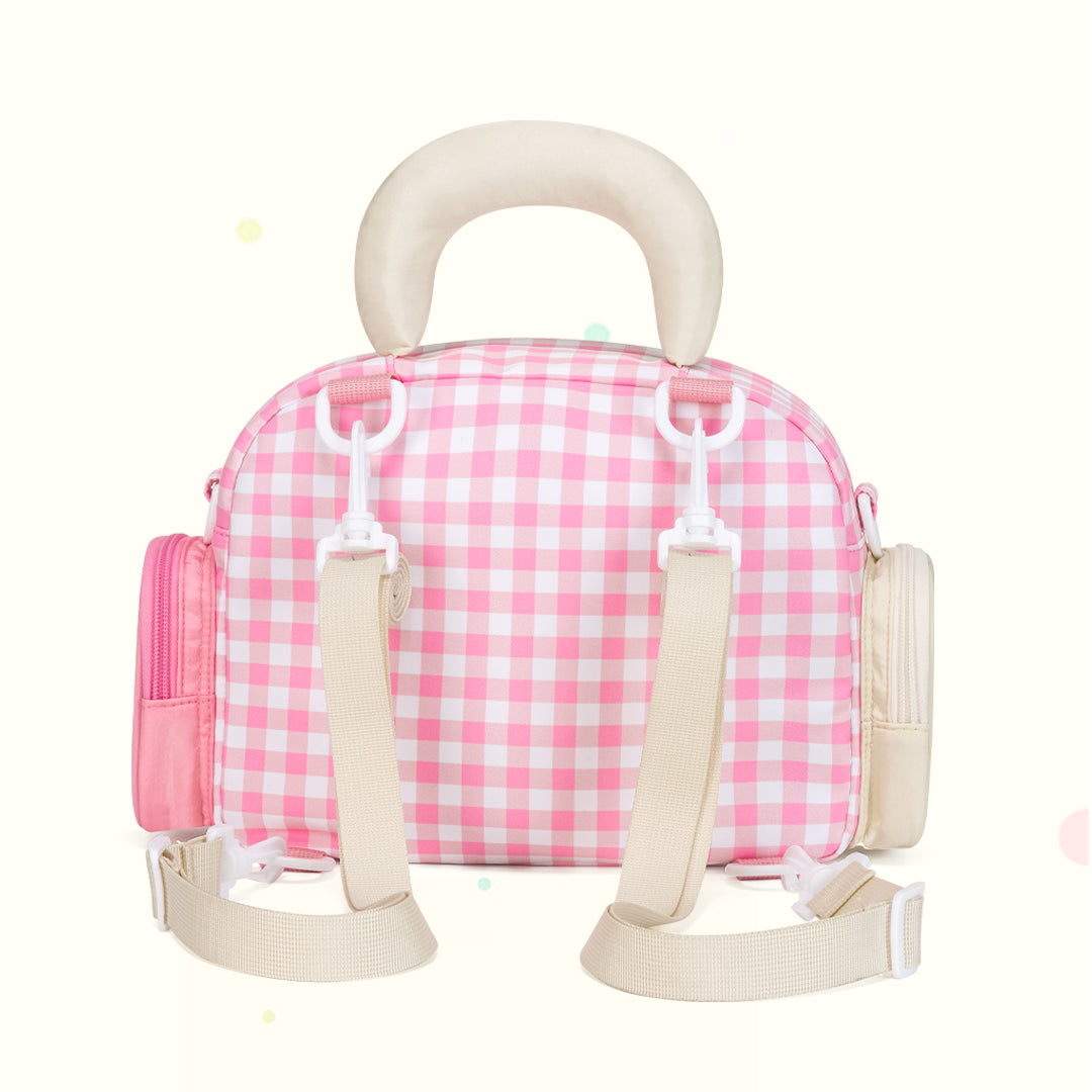 Apple Ita Bag Pink Strap Pins Insert