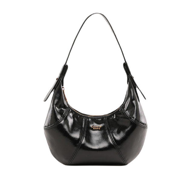 Leather Trendy Crescent Moon Shoulder Hand Bag