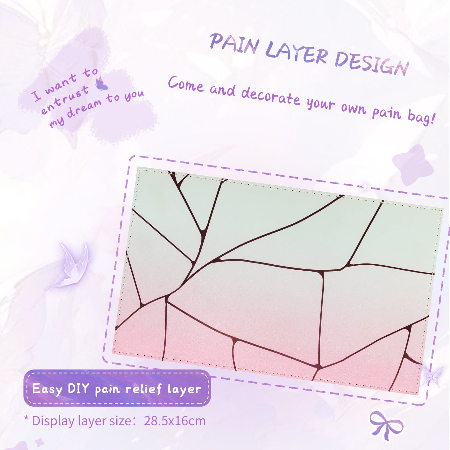 Butterfly Shinobu Square Ita Bag