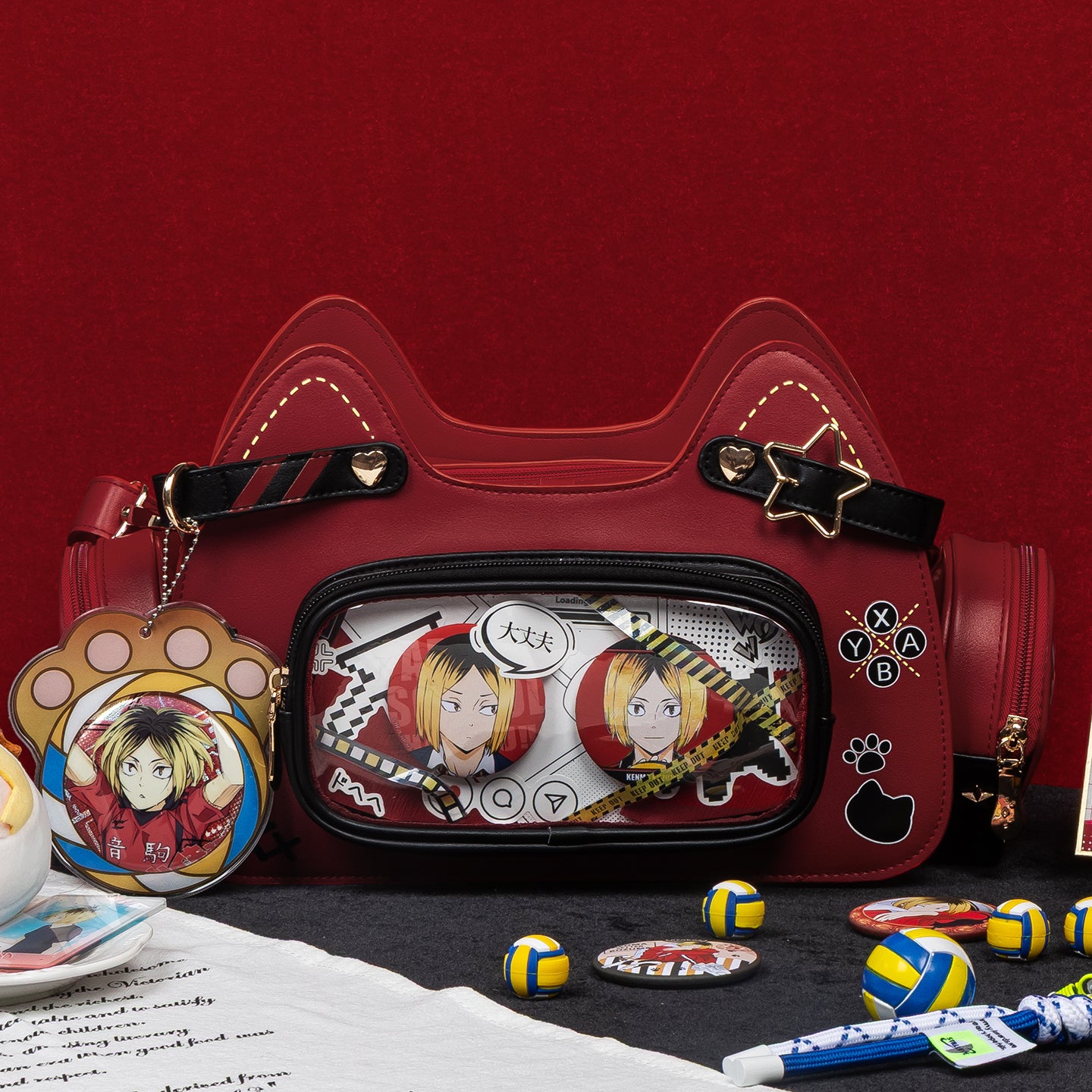 Meow Research Machine Ita Bag product detail for anime fans