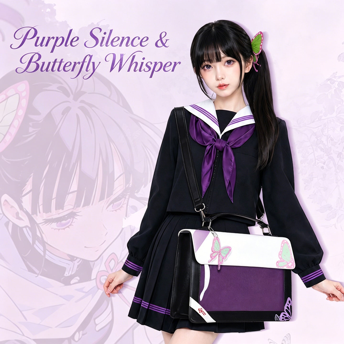 Purple Whisper buttler itabag