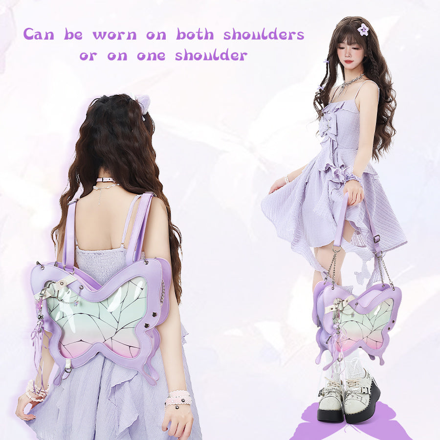 Butterfly-shaped ita bag anime ita bag styling view