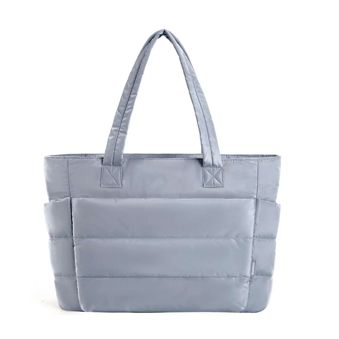 20L Puffy Tote Bag with 15.6" Laptop Compartment