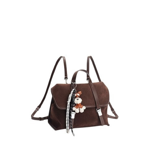 Fashion Frosted Leather Backpack (M)