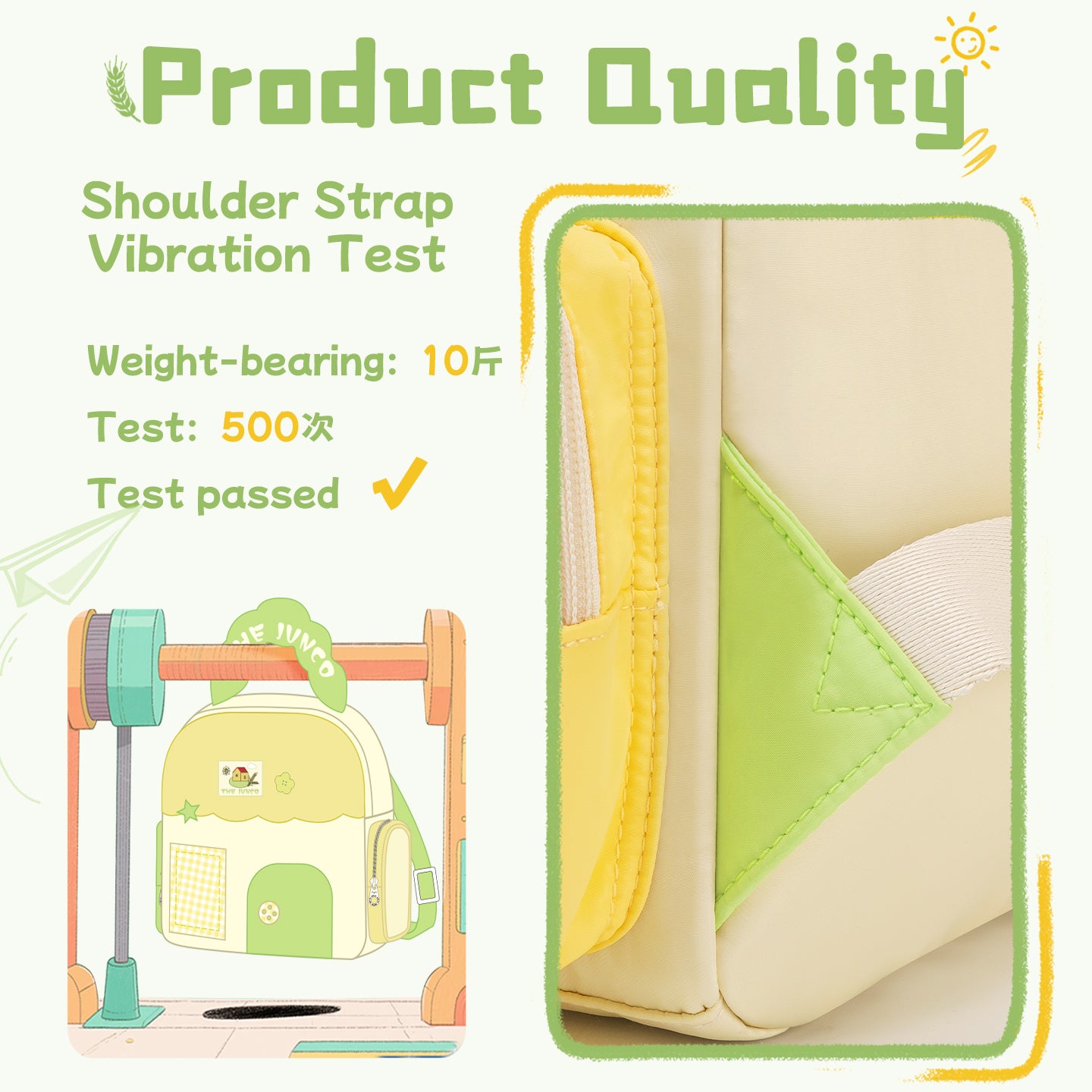 Qinhe Cute Green Ita Bag