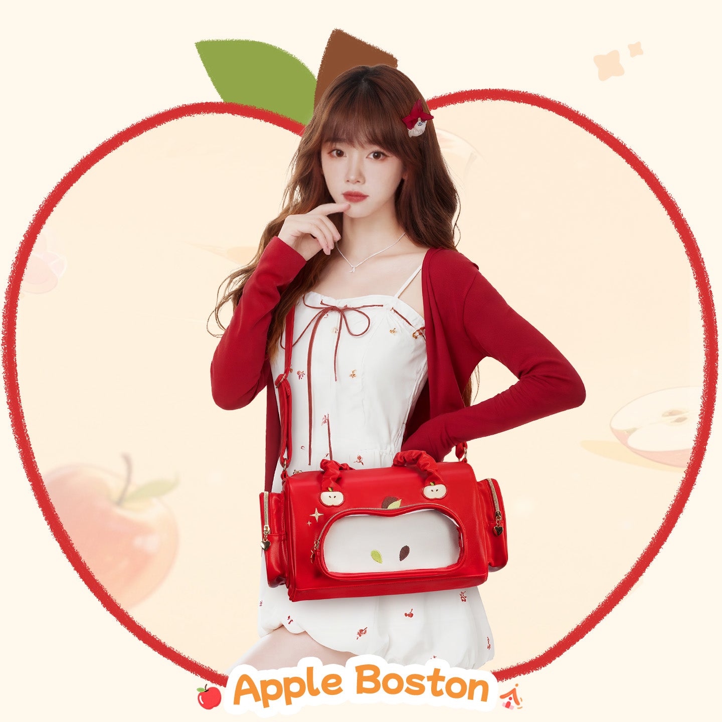 Red Apple Ita Bag