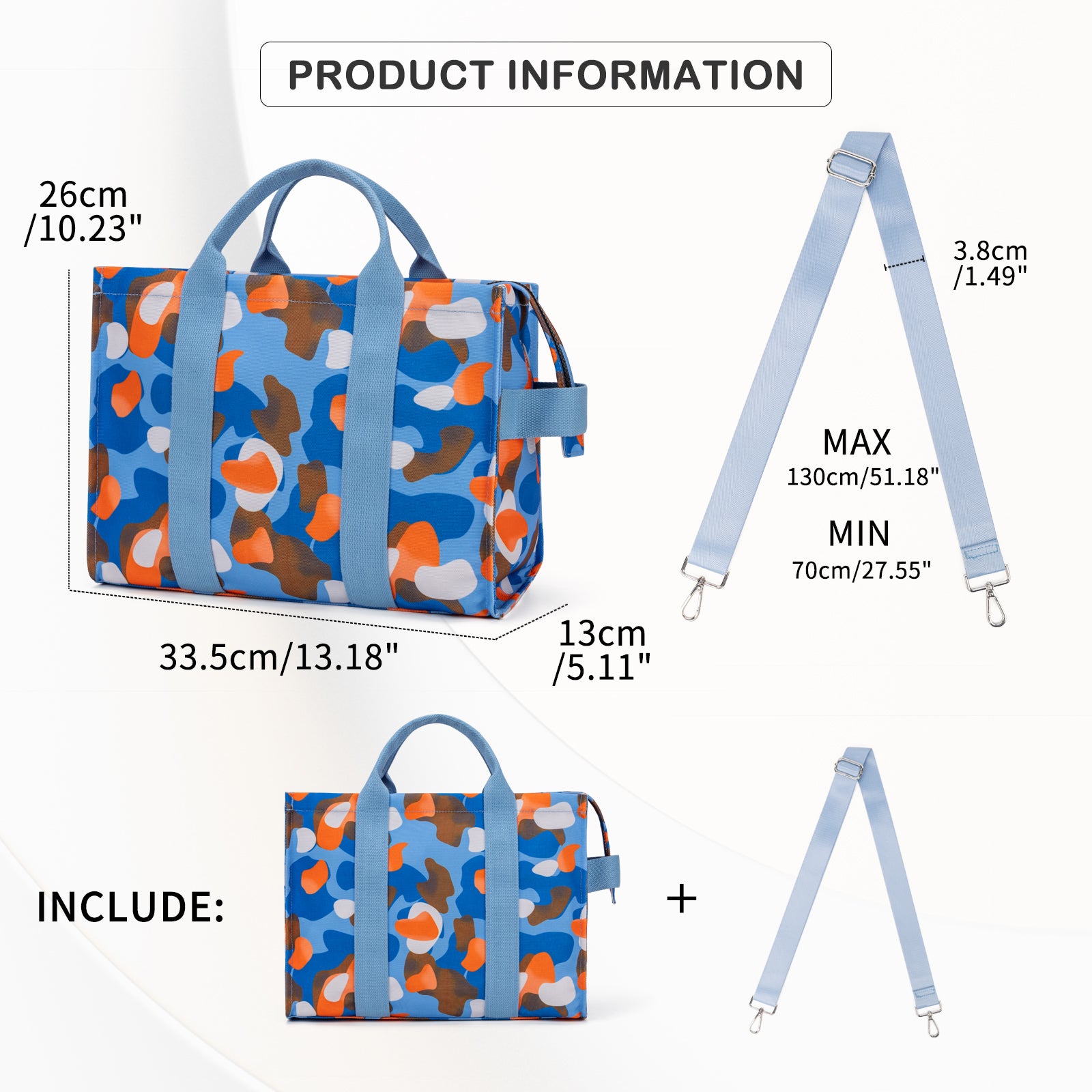 Camouflage Tote Bag for Women