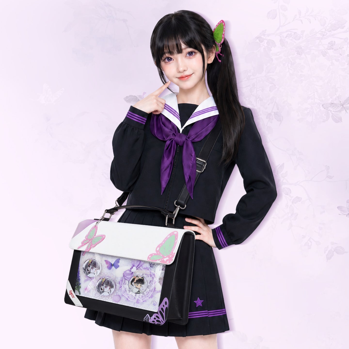 Purple Whisper buttler itabag
