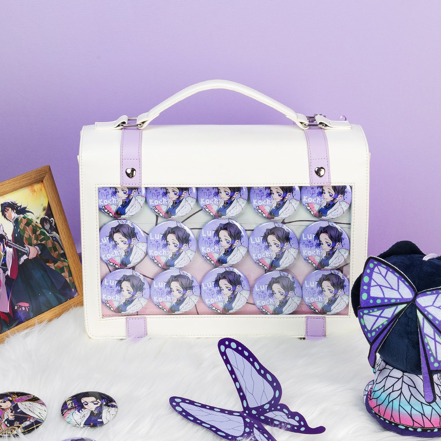 Butterfly Shinobu Square Ita Bag
