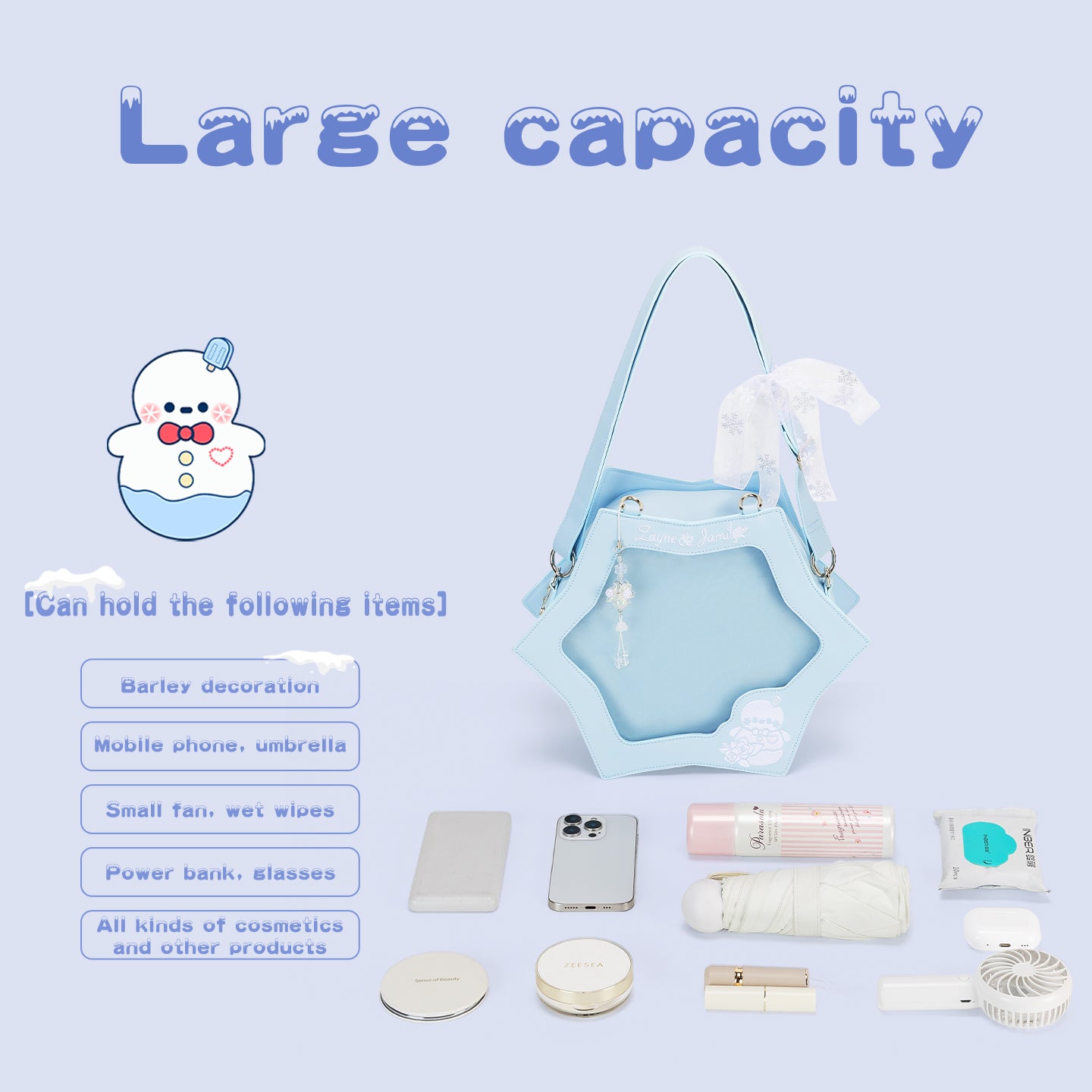 Zayne Snowflake Ita Bag