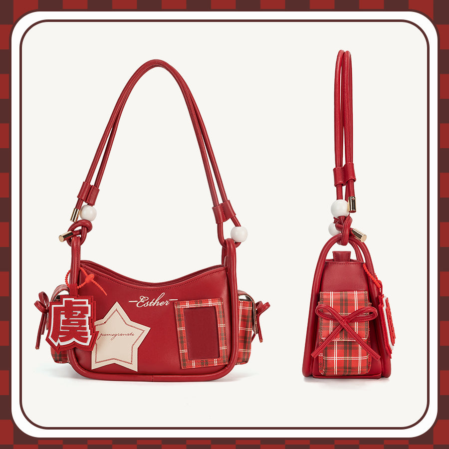 Garnet Star Tote Ita Bag