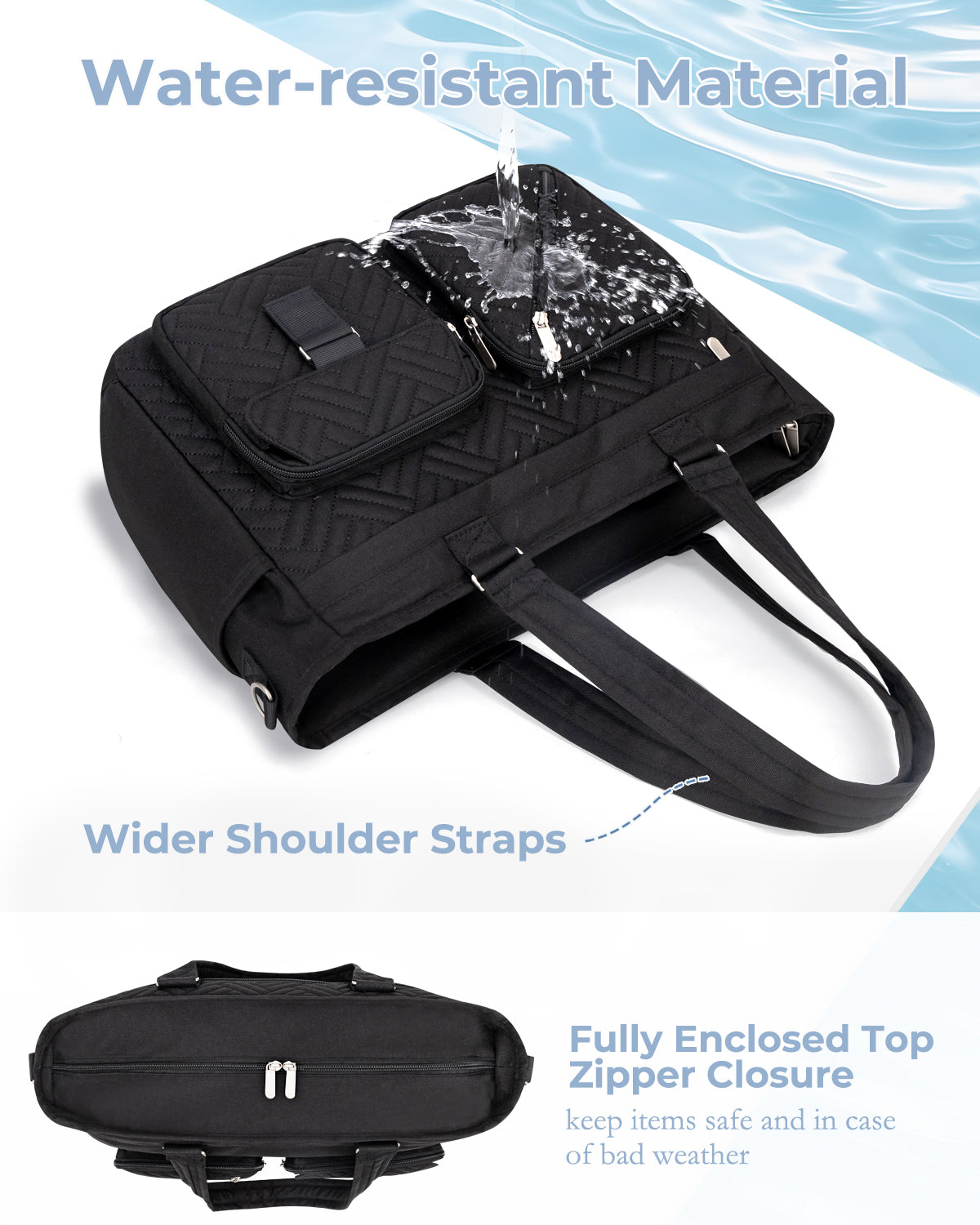 crossbody laptob bags for women rain resistant Laptop Bag Tote Bag for Women Work Teacher Bags