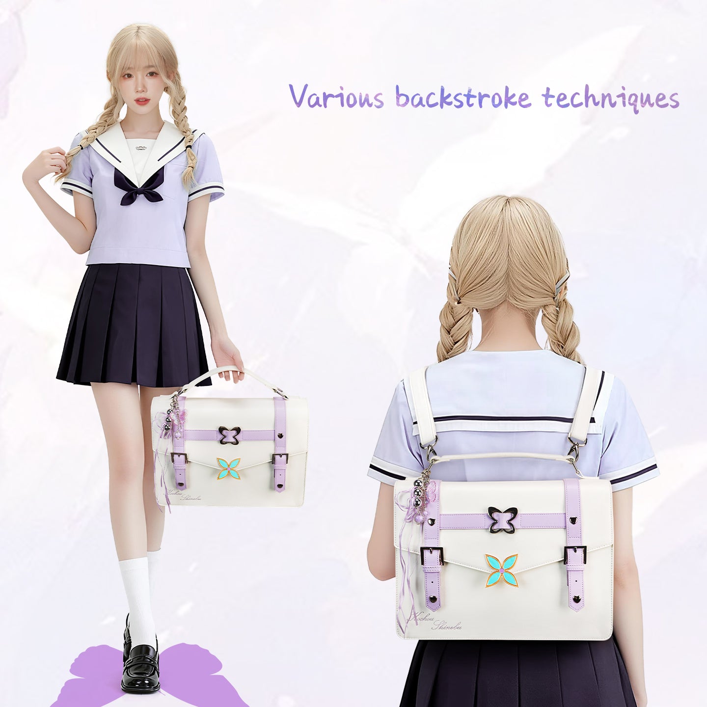 Butterfly Shinobu Square Ita Bag