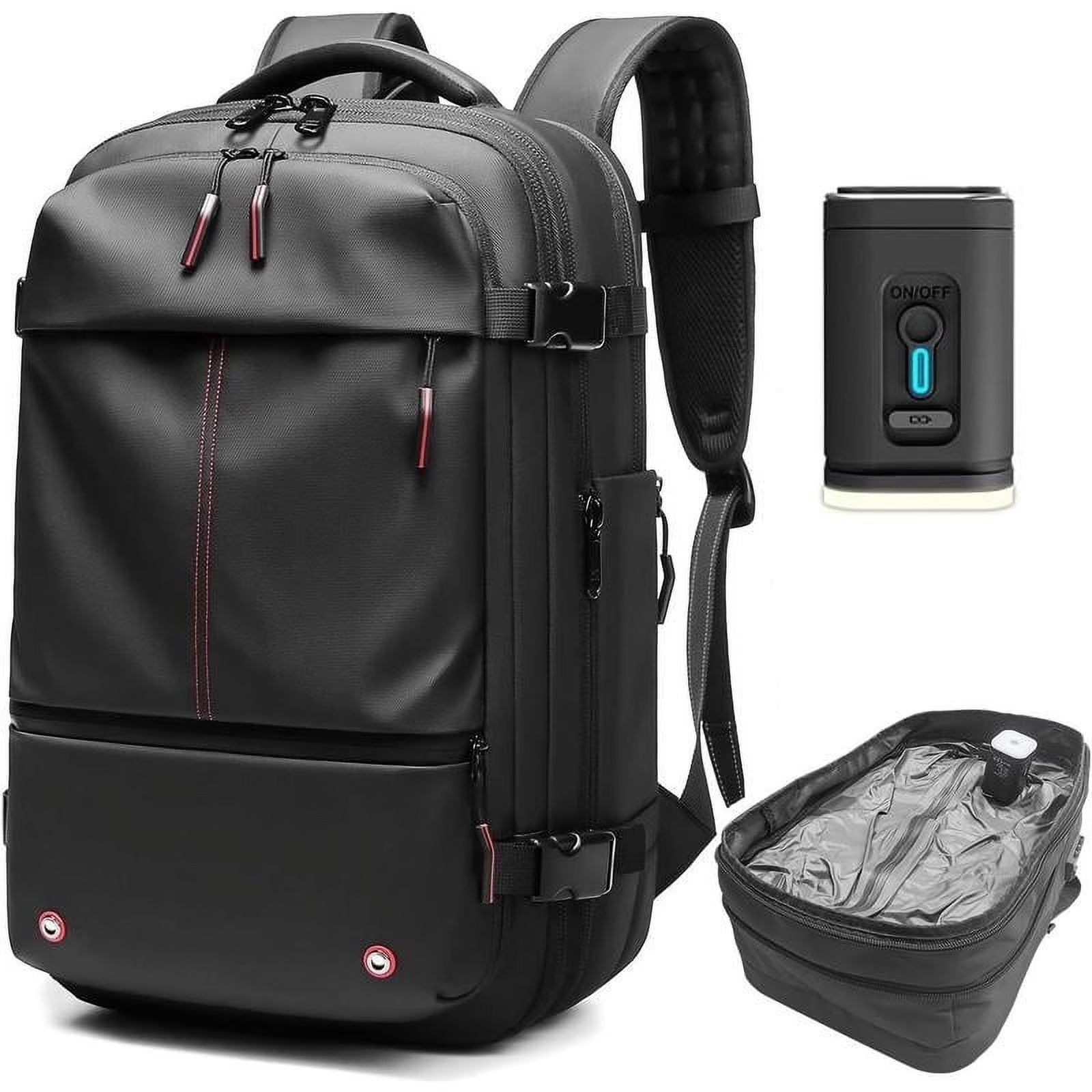 60l or less travel backpack Black Air Travel Bag Vacuum Backpack 60L