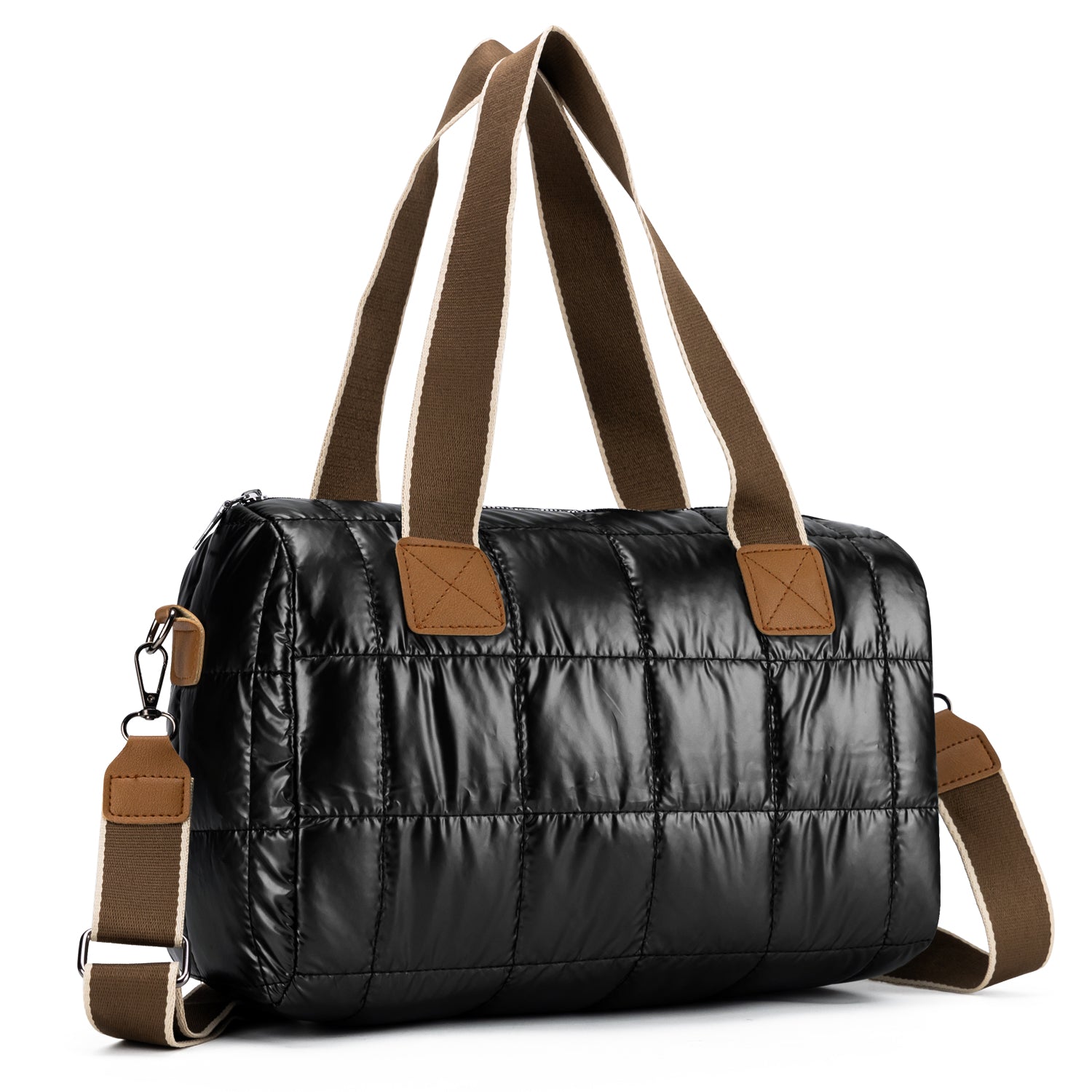 Large Soft Quilted Puffer Tote Bag