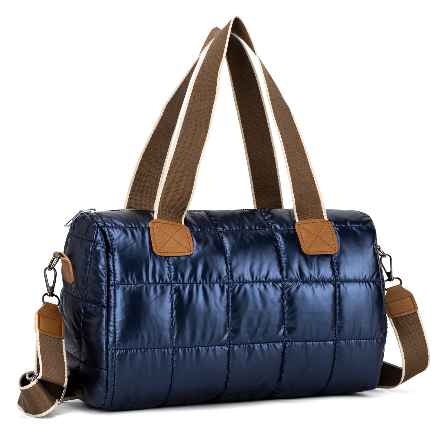 Large Soft Quilted Puffer Tote Bag