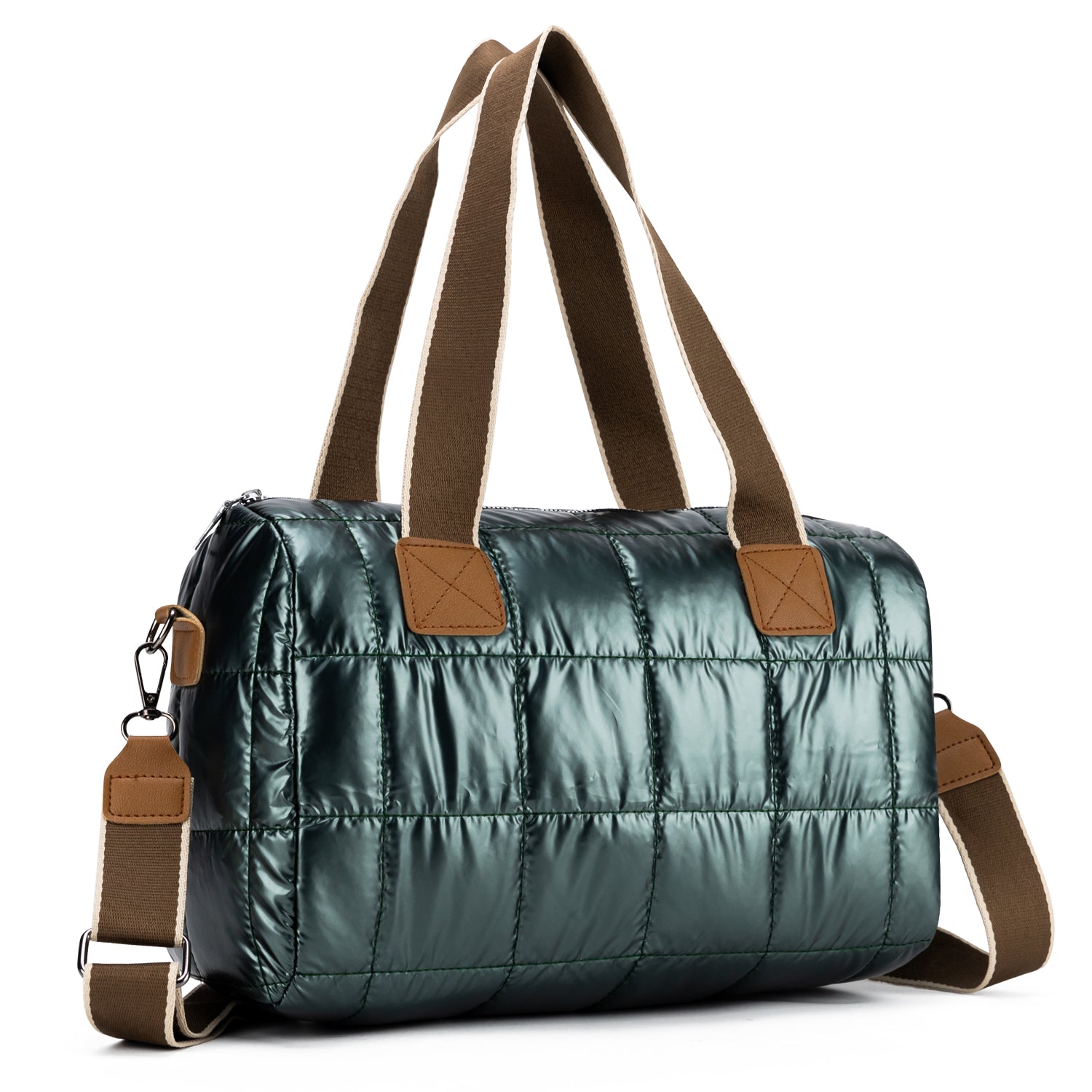 Large Soft Quilted Puffer Tote Bag