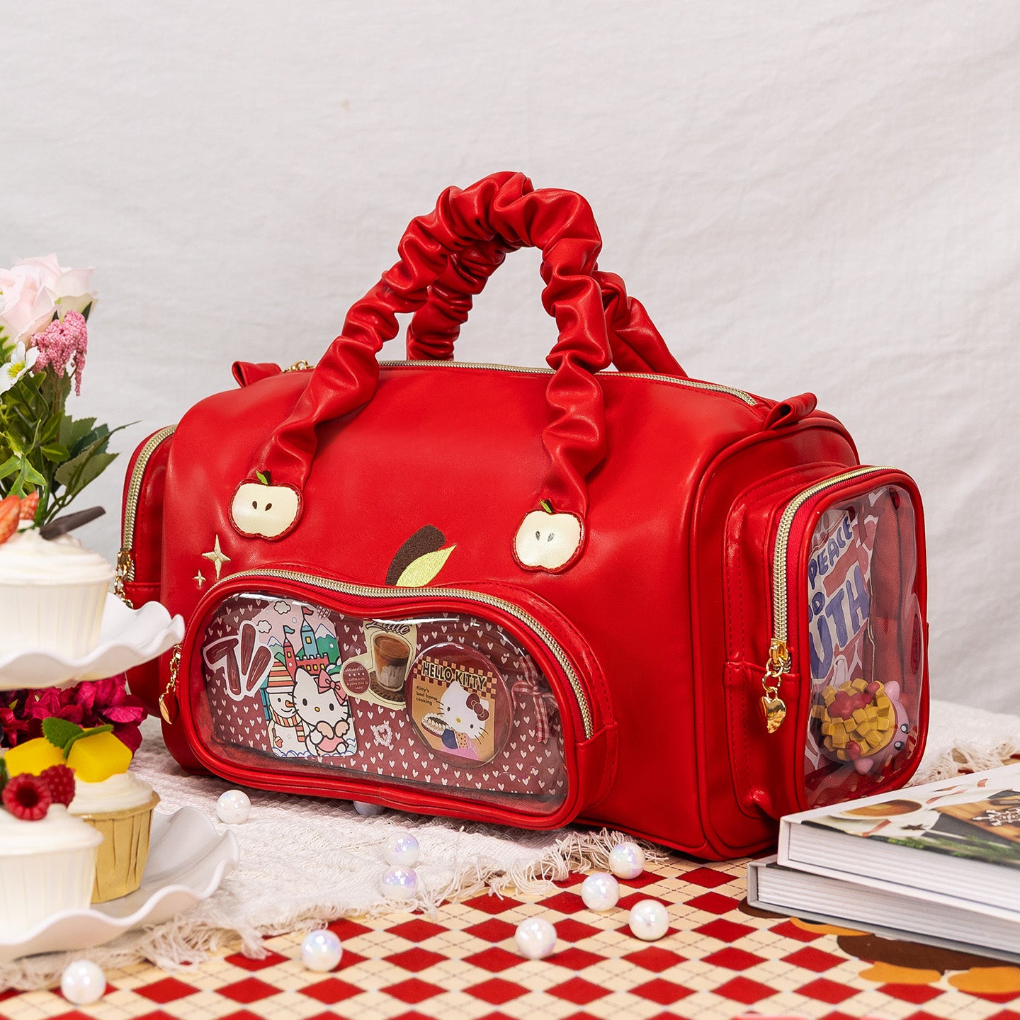 Red Apple Ita Bag