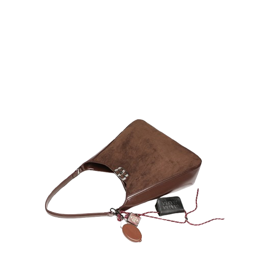 Vintage Leather  Fashion Frosted Underarm Bag