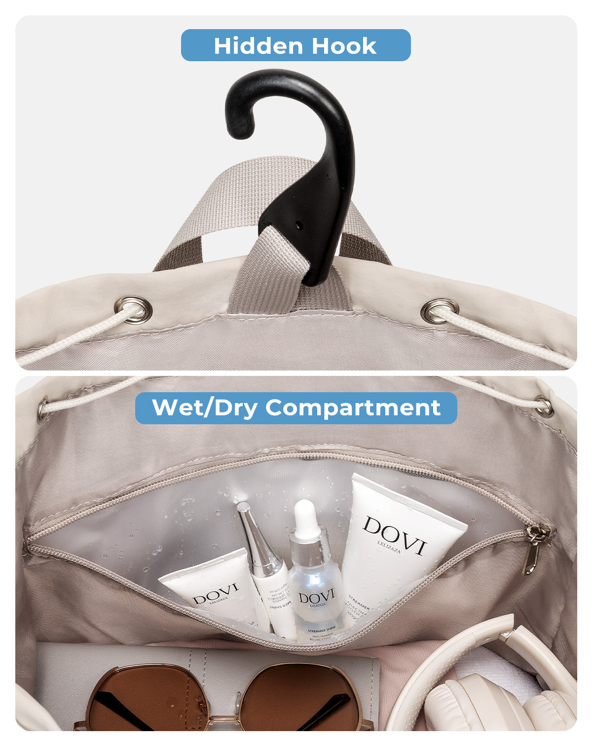 Drawstring Tennis Bag