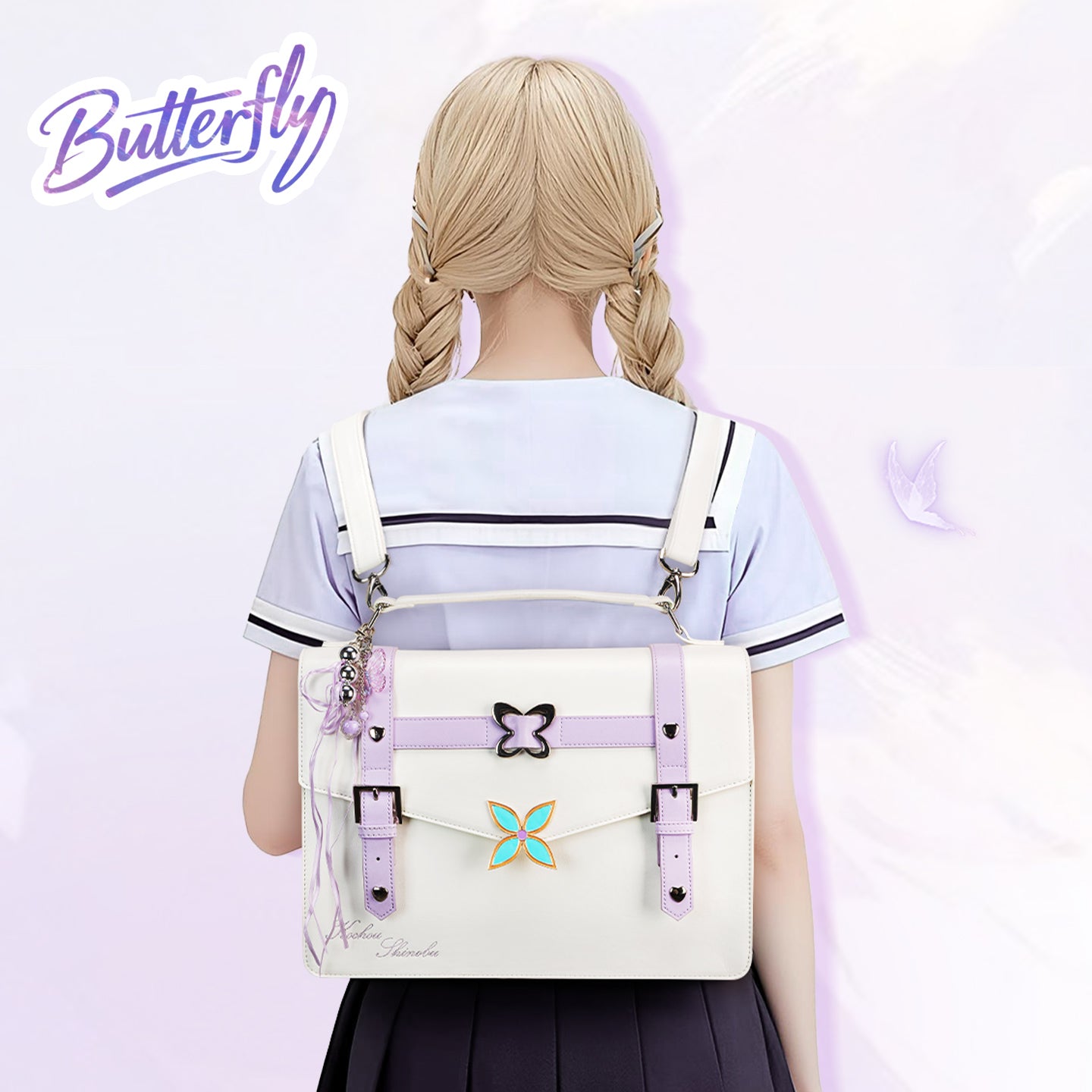 Butterfly Shinobu Square Ita Bag