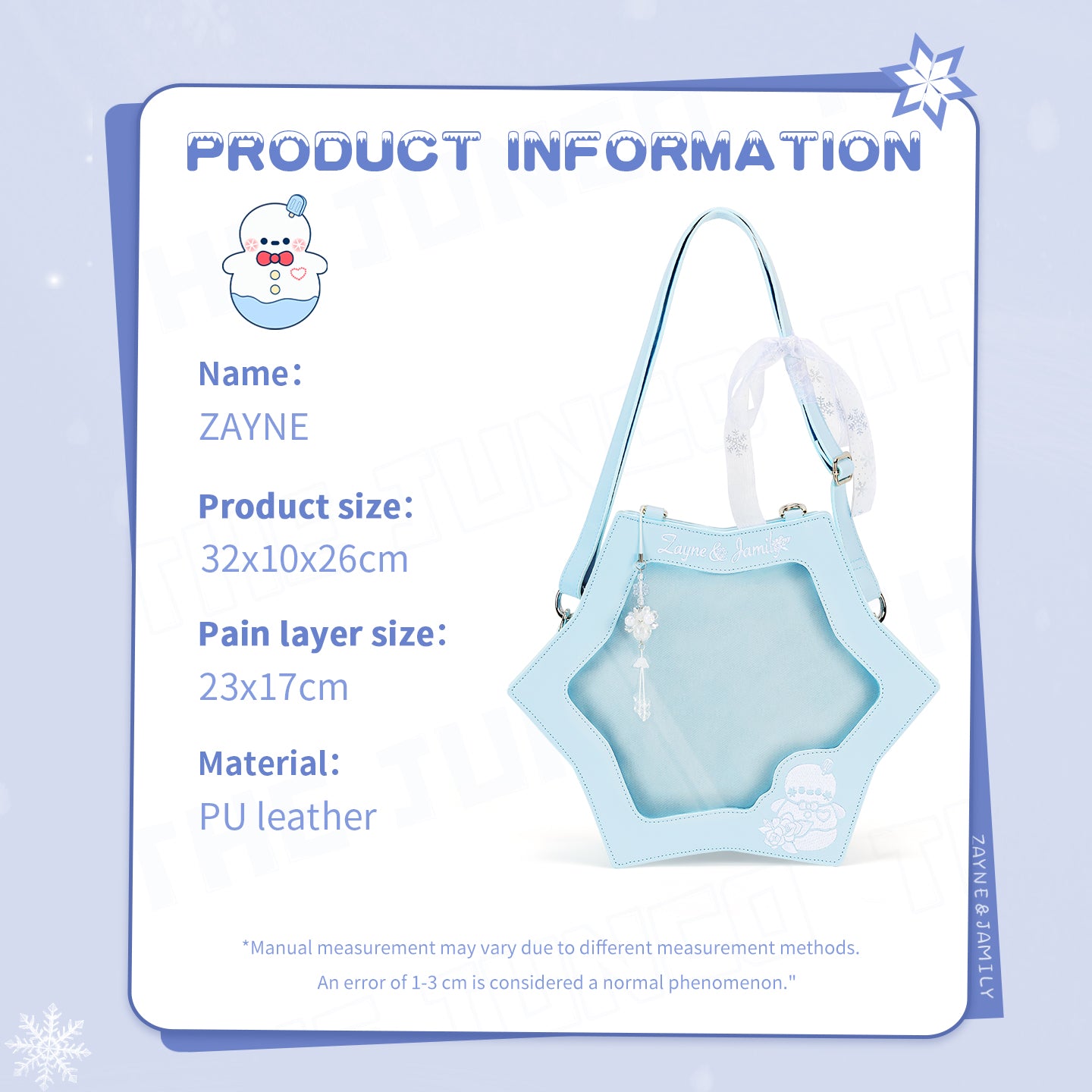 Zayne Snowflake Ita Bag