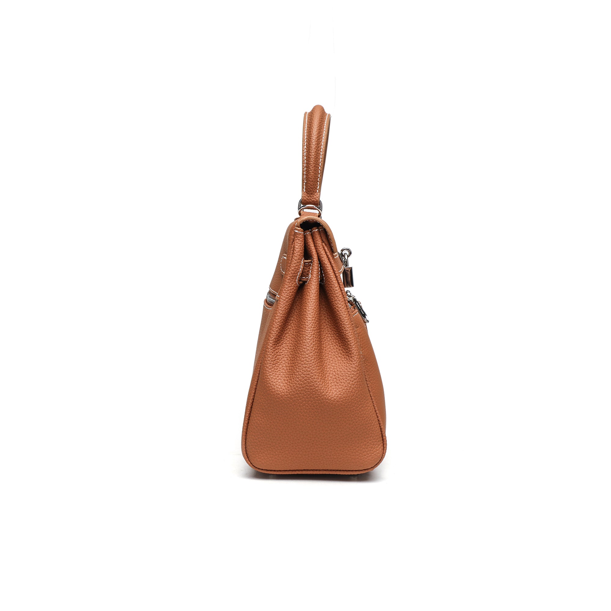 Leather Front-Page Lock Kaixin Bag