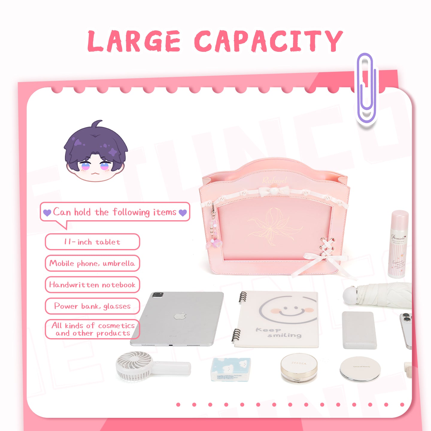 Shell-Shaped Tote Ita Bag