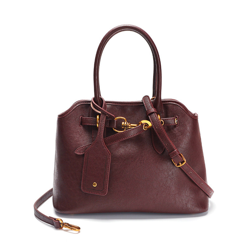 Leather Bag Top-Handle Handbags